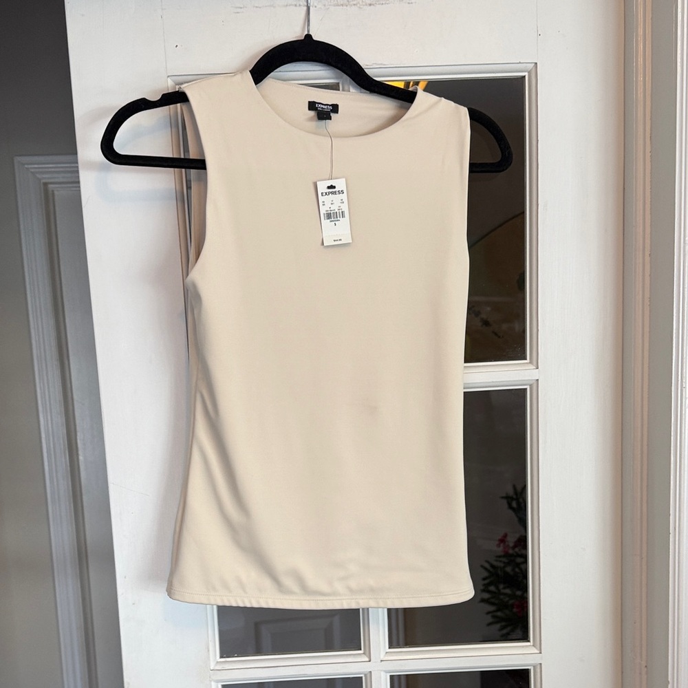 Express Cream Tank Top